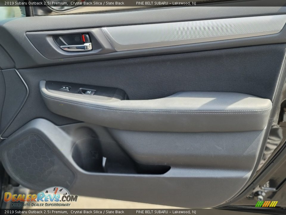 2019 Subaru Outback 2.5i Premium Crystal Black Silica / Slate Black Photo #22