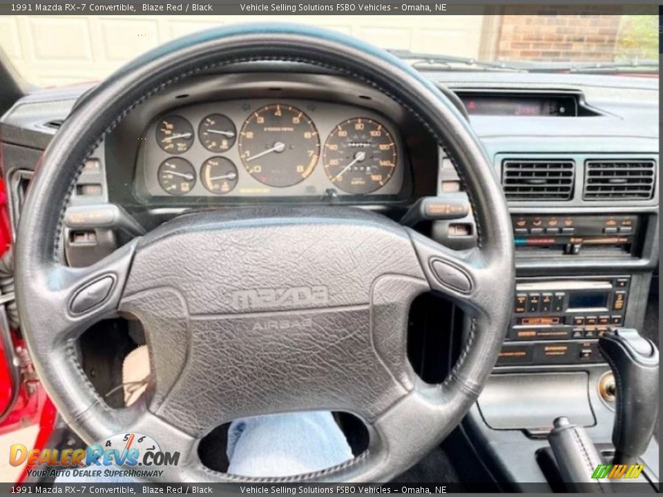 1991 Mazda RX-7 Convertible Steering Wheel Photo #6