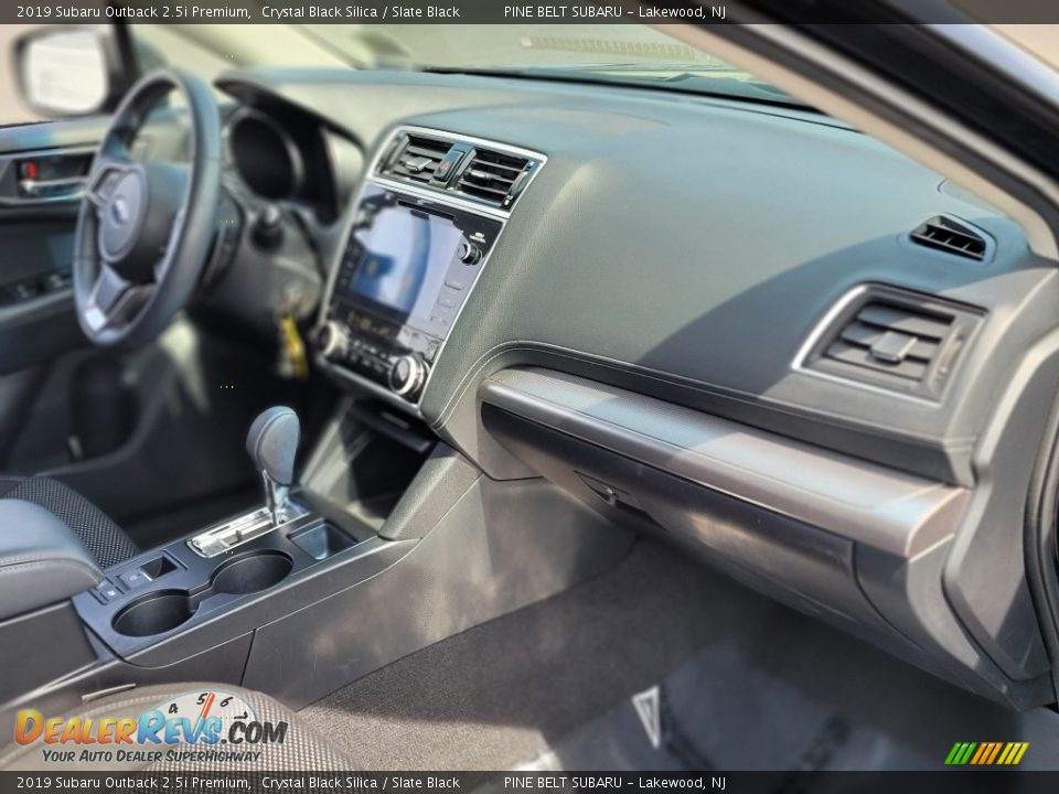 2019 Subaru Outback 2.5i Premium Crystal Black Silica / Slate Black Photo #23