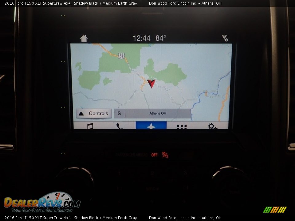 2016 Ford F150 XLT SuperCrew 4x4 Shadow Black / Medium Earth Gray Photo #2