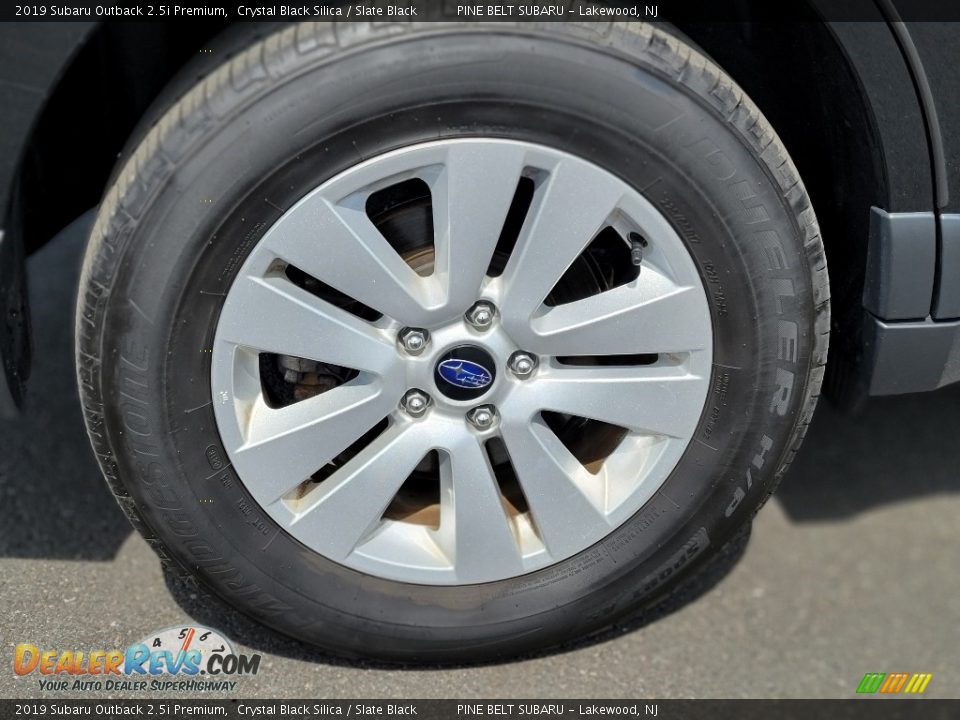 2019 Subaru Outback 2.5i Premium Crystal Black Silica / Slate Black Photo #26