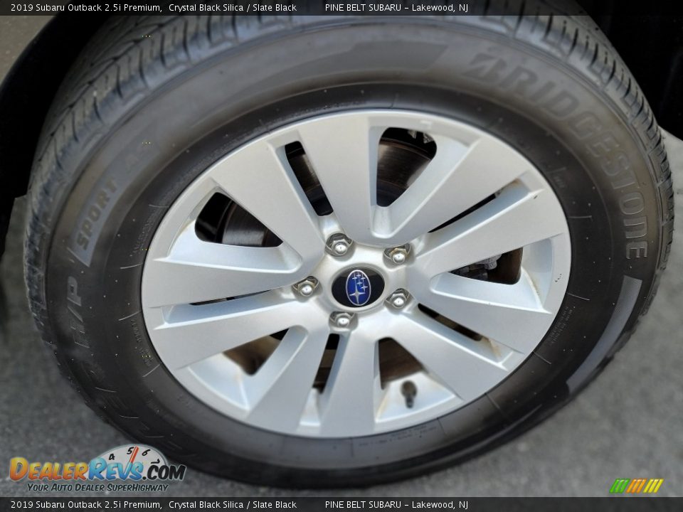 2019 Subaru Outback 2.5i Premium Crystal Black Silica / Slate Black Photo #28