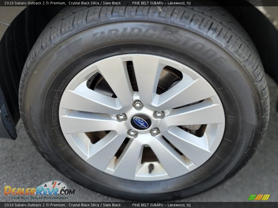 2019 Subaru Outback 2.5i Premium Crystal Black Silica / Slate Black Photo #30