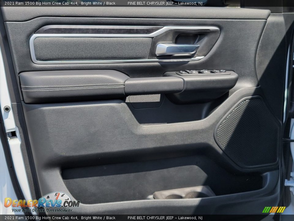 2021 Ram 1500 Big Horn Crew Cab 4x4 Bright White / Black Photo #9