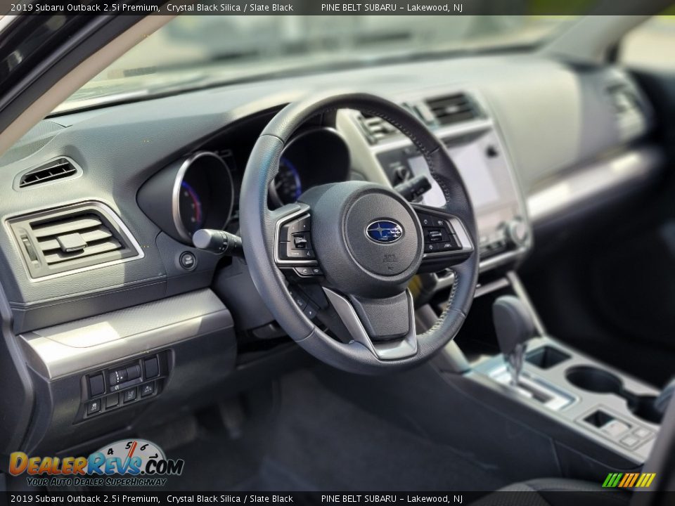 2019 Subaru Outback 2.5i Premium Crystal Black Silica / Slate Black Photo #34