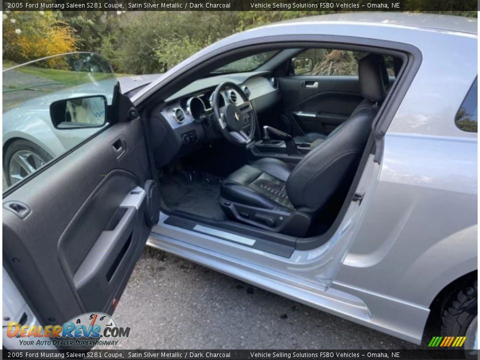 2005 Ford Mustang Saleen S281 Coupe Satin Silver Metallic / Dark Charcoal Photo #3