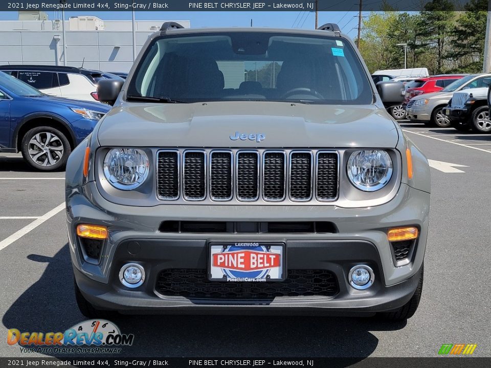 2021 Jeep Renegade Limited 4x4 Sting-Gray / Black Photo #2