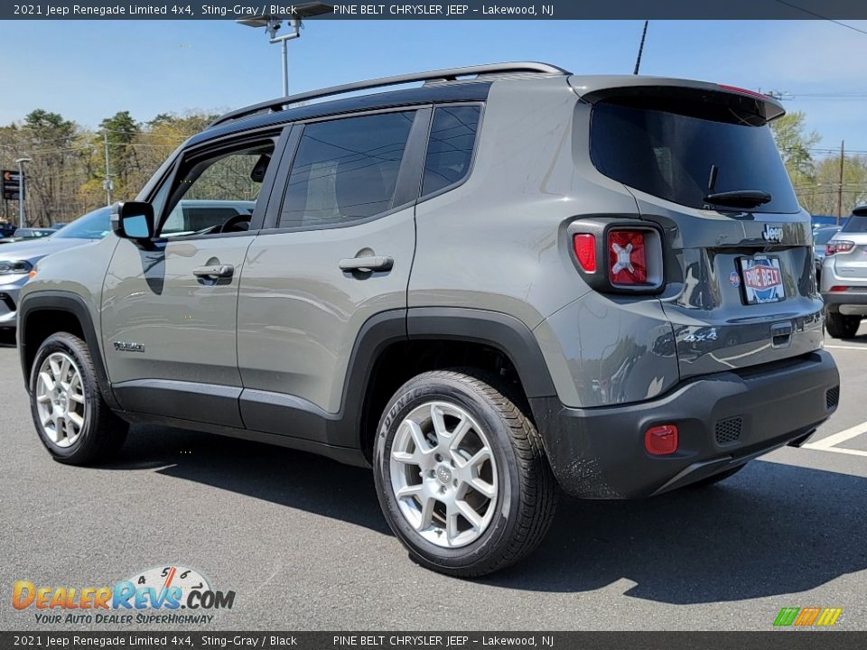 2021 Jeep Renegade Limited 4x4 Sting-Gray / Black Photo #4