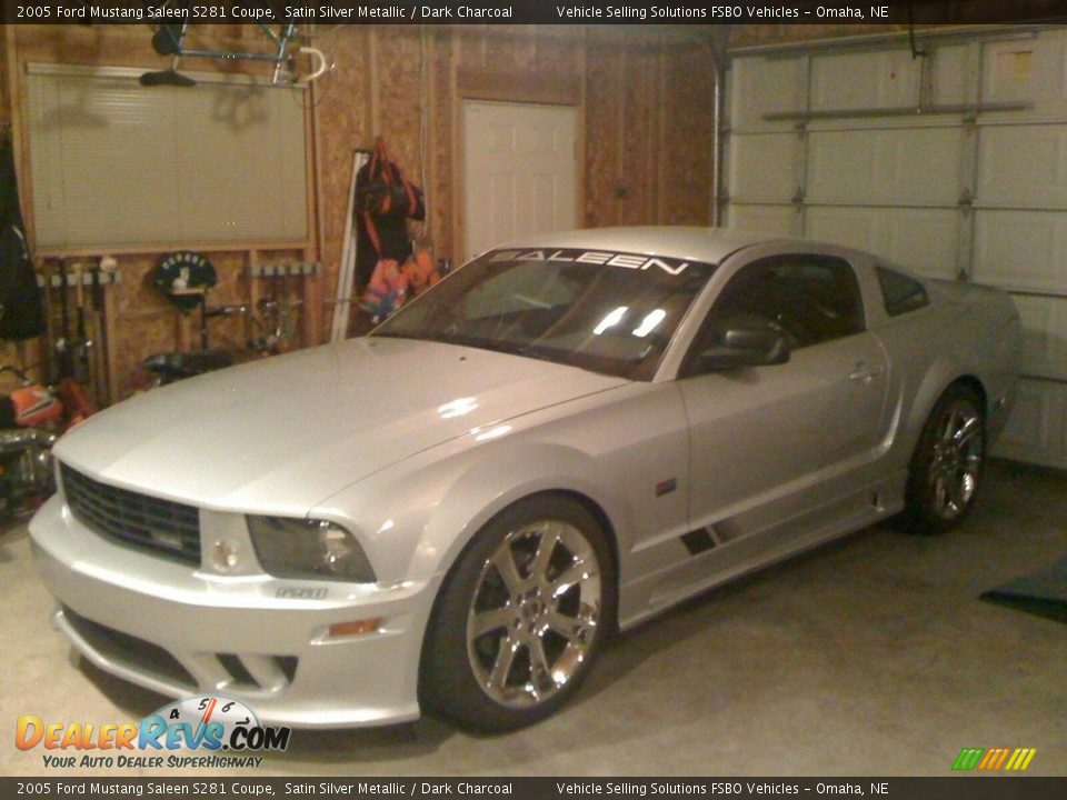 2005 Ford Mustang Saleen S281 Coupe Satin Silver Metallic / Dark Charcoal Photo #8