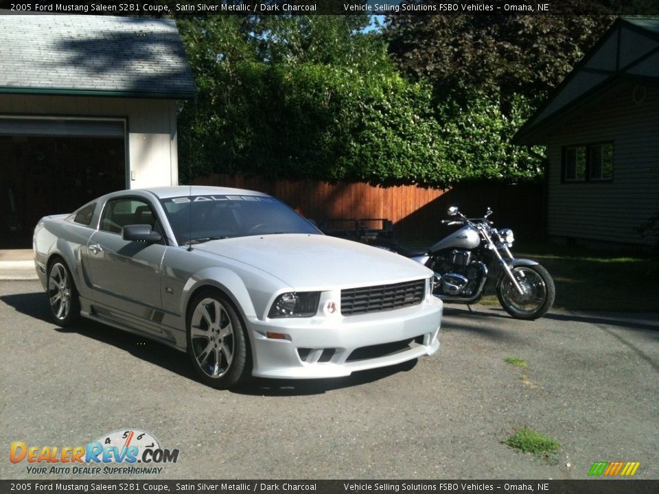 2005 Ford Mustang Saleen S281 Coupe Satin Silver Metallic / Dark Charcoal Photo #9