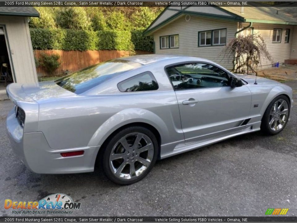 2005 Ford Mustang Saleen S281 Coupe Satin Silver Metallic / Dark Charcoal Photo #10