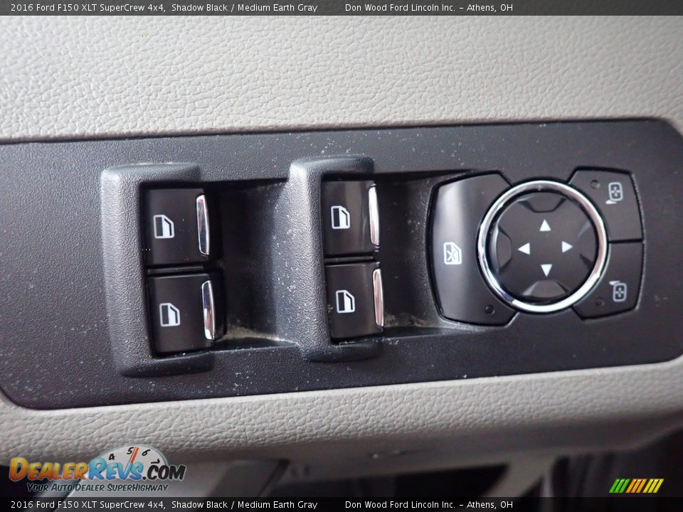 2016 Ford F150 XLT SuperCrew 4x4 Shadow Black / Medium Earth Gray Photo #23