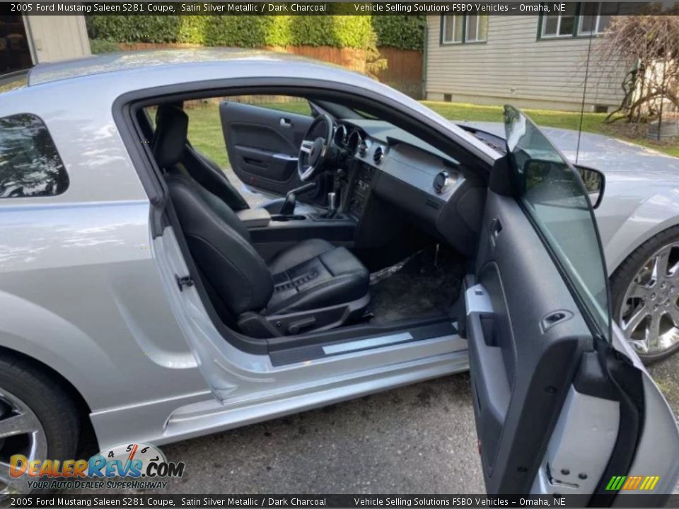 2005 Ford Mustang Saleen S281 Coupe Satin Silver Metallic / Dark Charcoal Photo #12