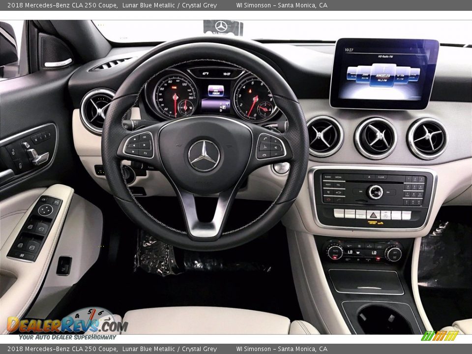 2018 Mercedes-Benz CLA 250 Coupe Lunar Blue Metallic / Crystal Grey Photo #4