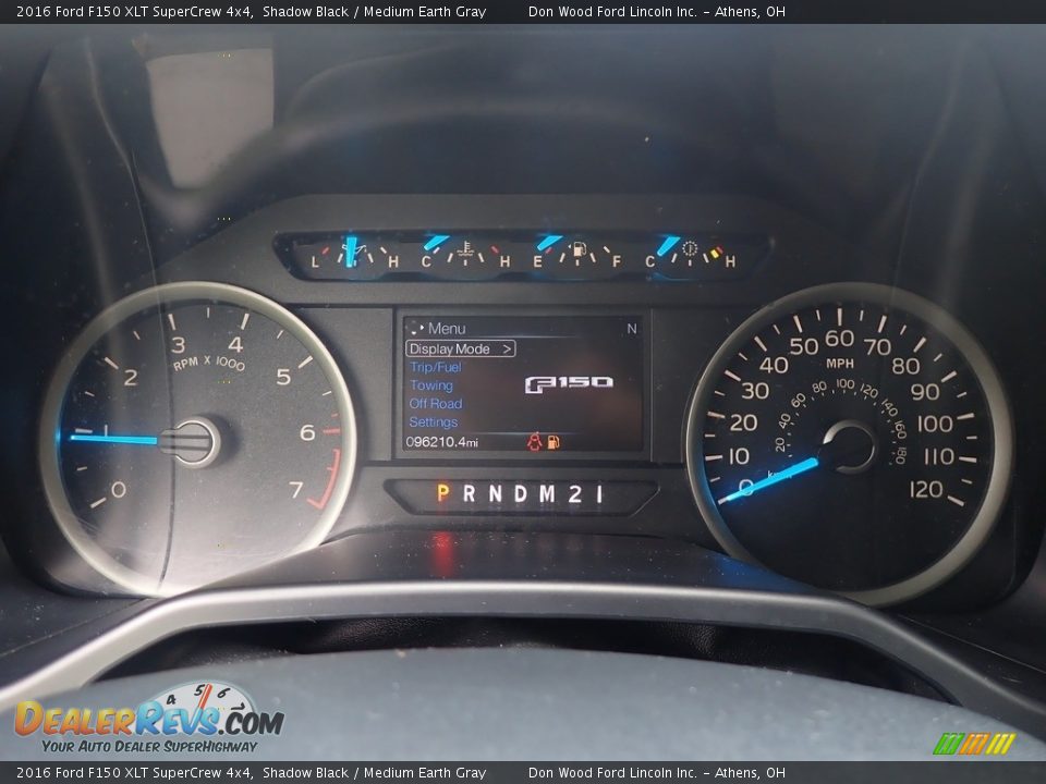 2016 Ford F150 XLT SuperCrew 4x4 Shadow Black / Medium Earth Gray Photo #30