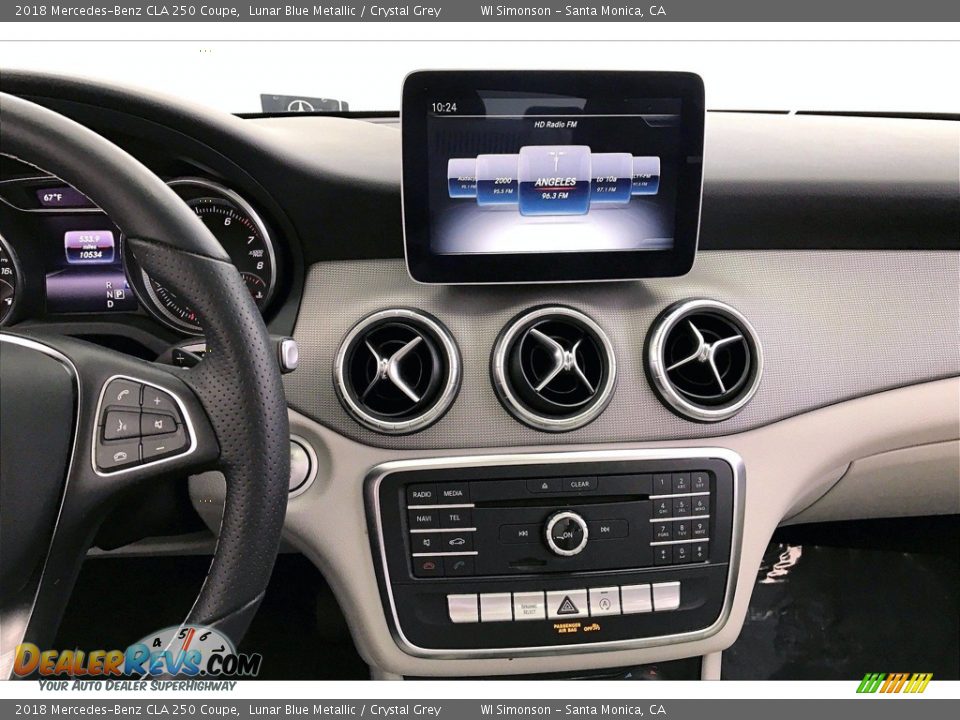2018 Mercedes-Benz CLA 250 Coupe Lunar Blue Metallic / Crystal Grey Photo #5