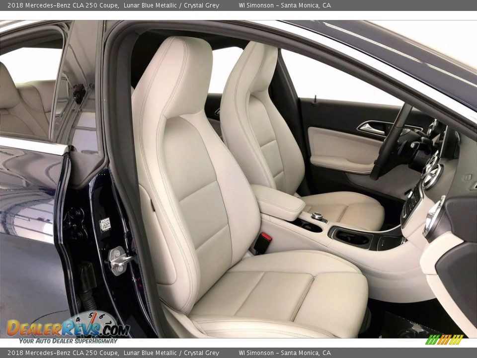 2018 Mercedes-Benz CLA 250 Coupe Lunar Blue Metallic / Crystal Grey Photo #6