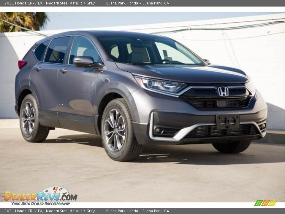 2021 Honda CR-V EX Modern Steel Metallic / Gray Photo #1