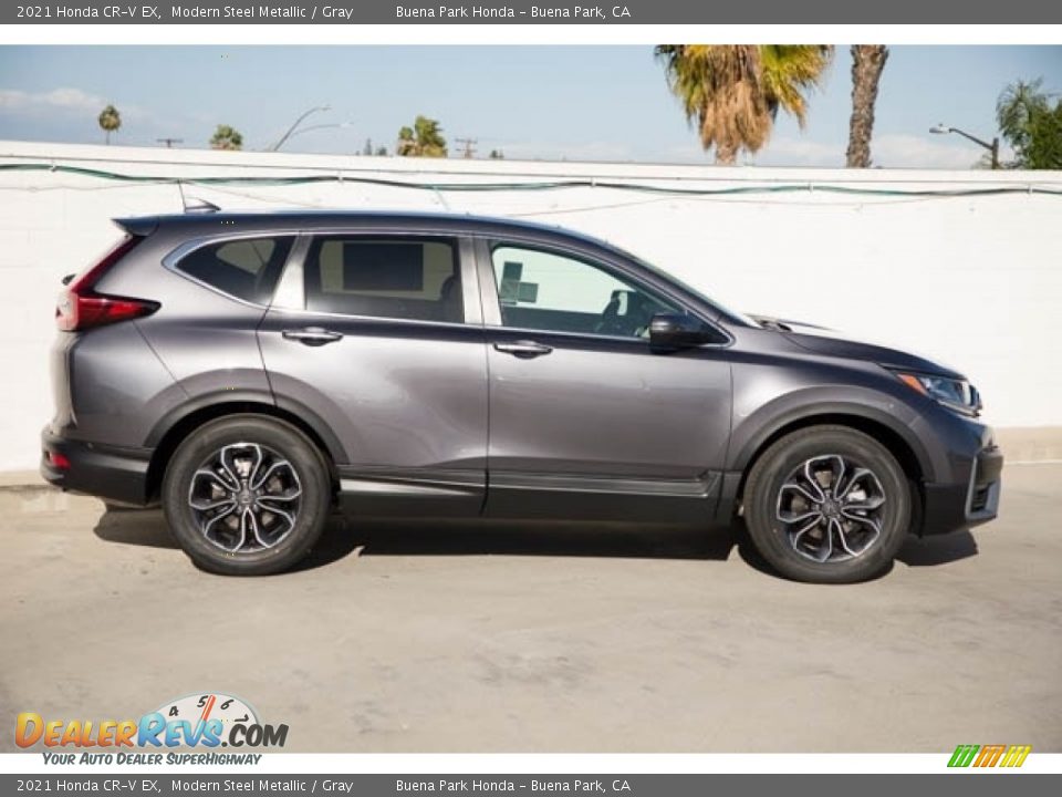 2021 Honda CR-V EX Modern Steel Metallic / Gray Photo #6