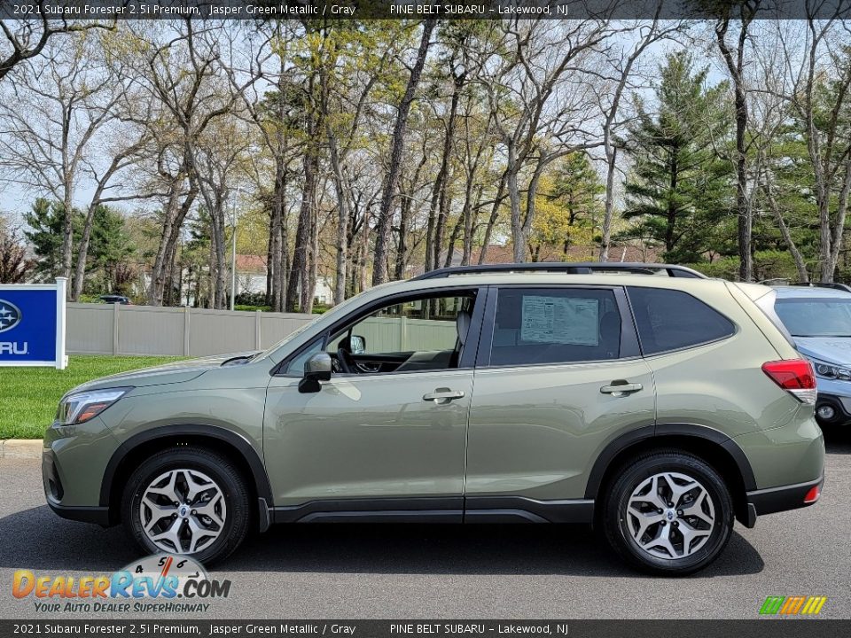 Jasper Green Metallic 2021 Subaru Forester 2.5i Premium Photo #4
