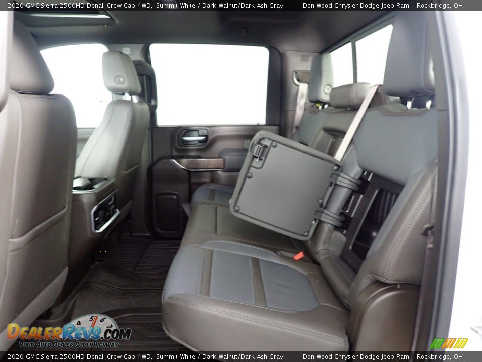 2020 GMC Sierra 2500HD Denali Crew Cab 4WD Summit White / Dark Walnut/Dark Ash Gray Photo #28