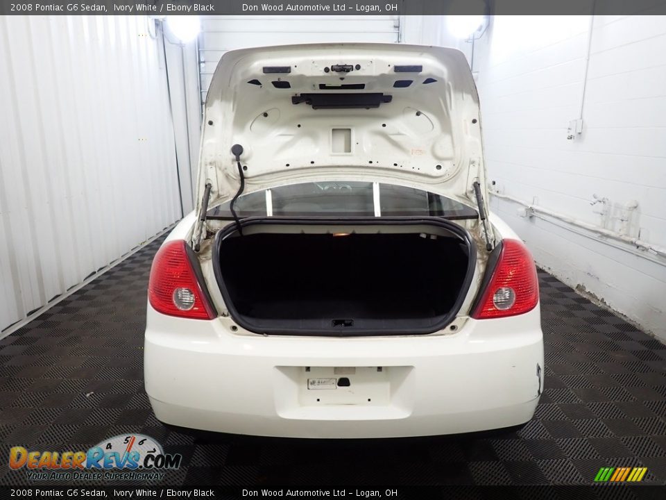 2008 Pontiac G6 Sedan Ivory White / Ebony Black Photo #13