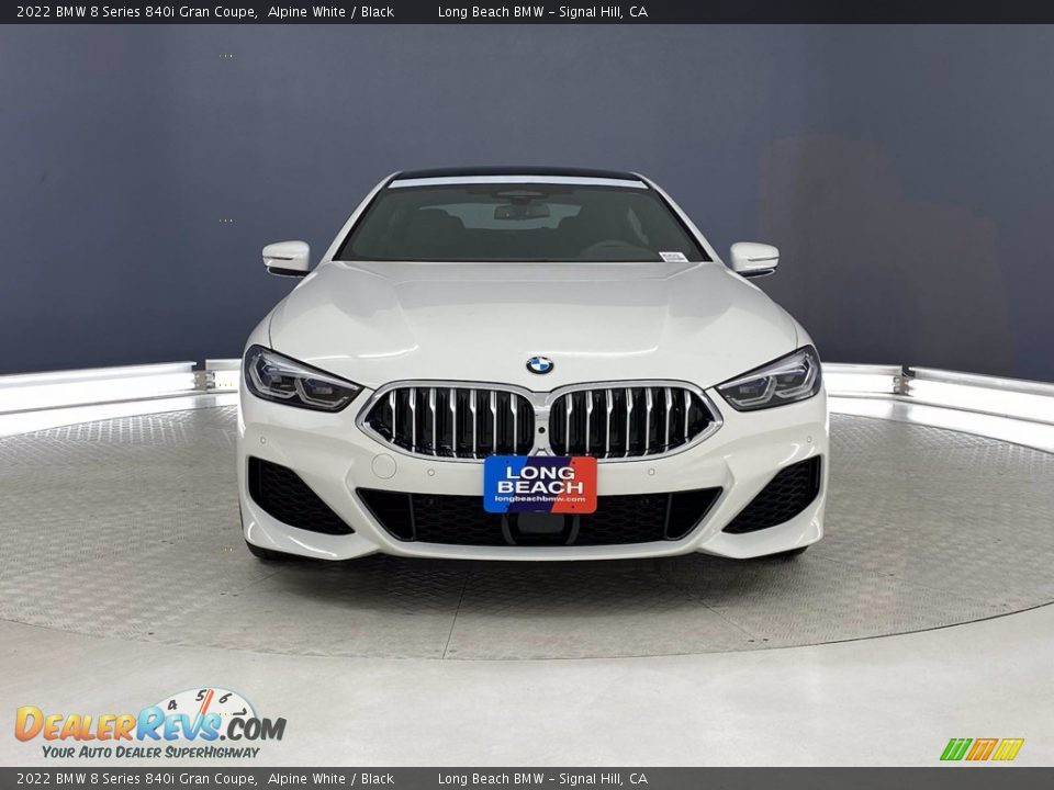2022 BMW 8 Series 840i Gran Coupe Alpine White / Black Photo #2