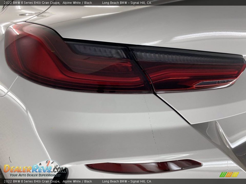 2022 BMW 8 Series 840i Gran Coupe Alpine White / Black Photo #6