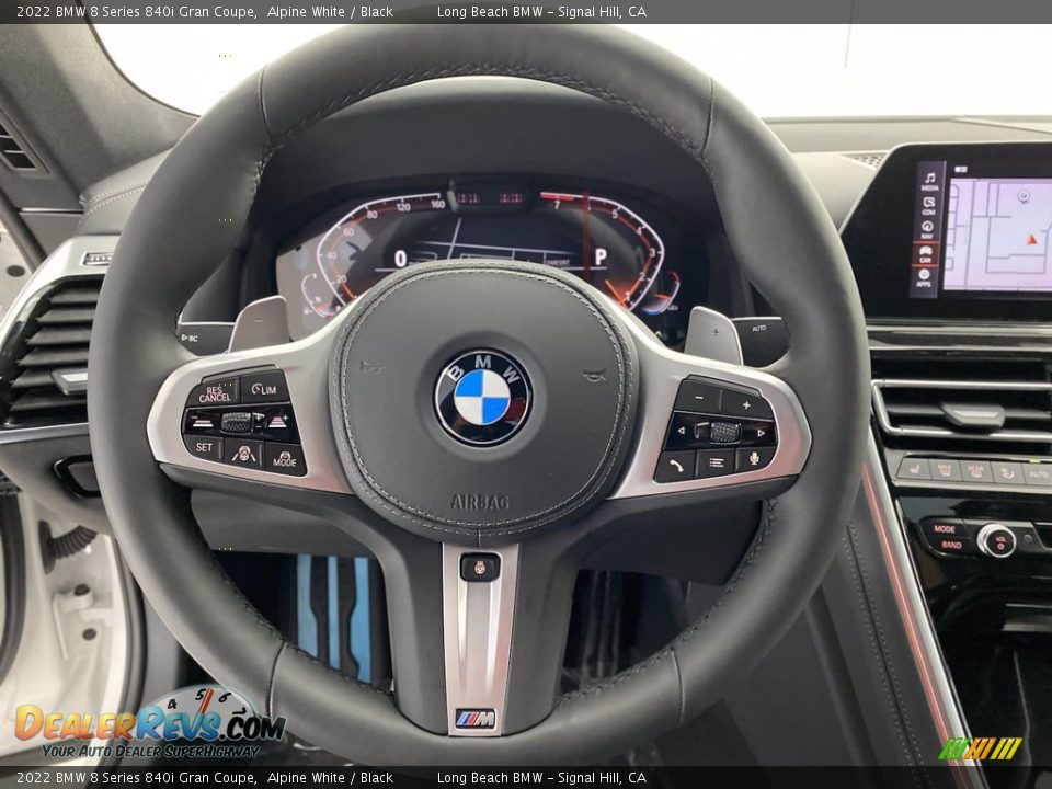 2022 BMW 8 Series 840i Gran Coupe Steering Wheel Photo #14