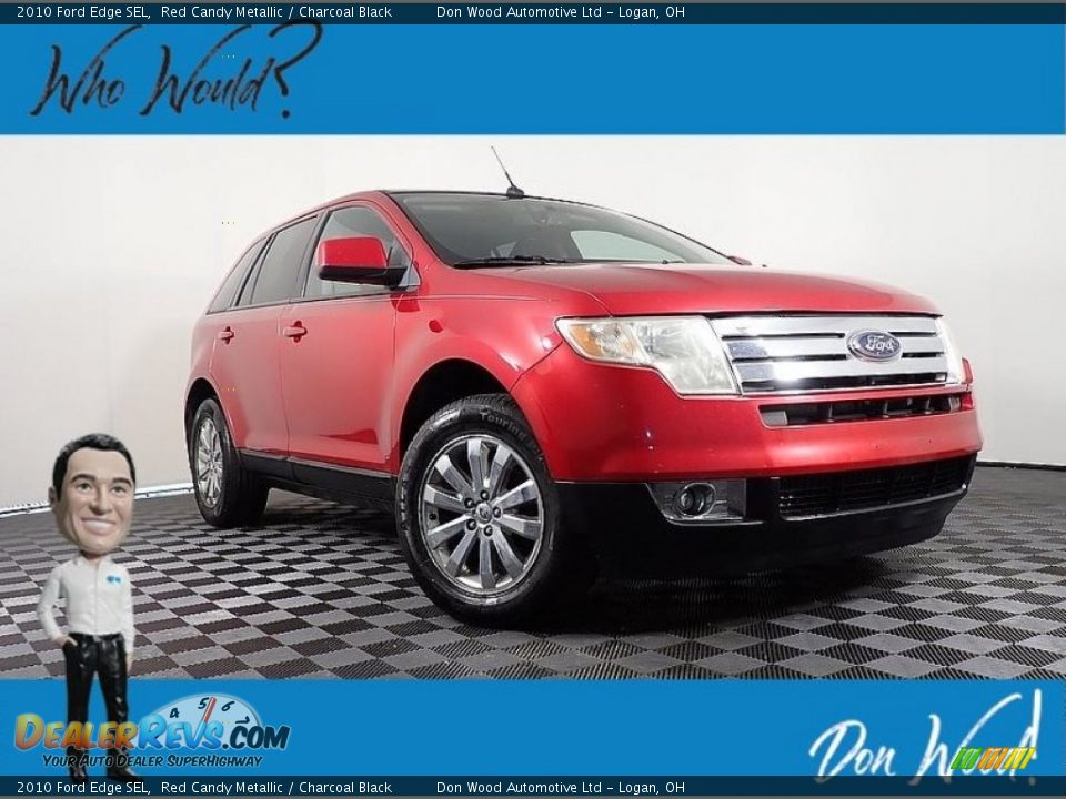 2010 Ford Edge SEL Red Candy Metallic / Charcoal Black Photo #1