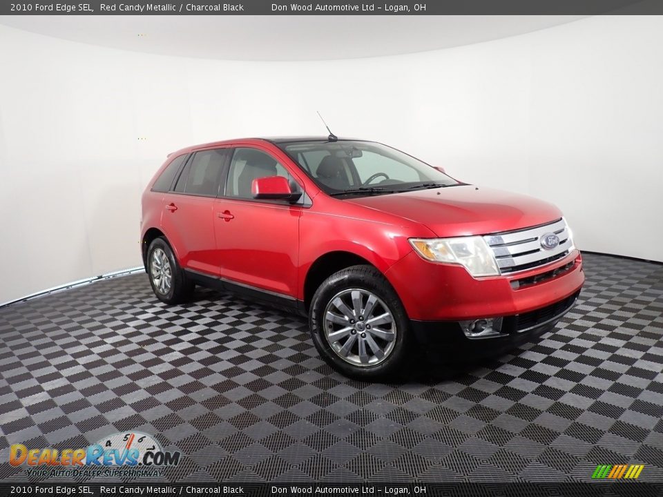 2010 Ford Edge SEL Red Candy Metallic / Charcoal Black Photo #3