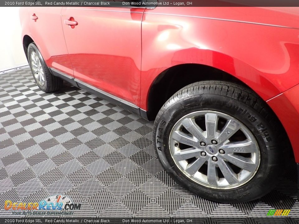2010 Ford Edge SEL Red Candy Metallic / Charcoal Black Photo #4