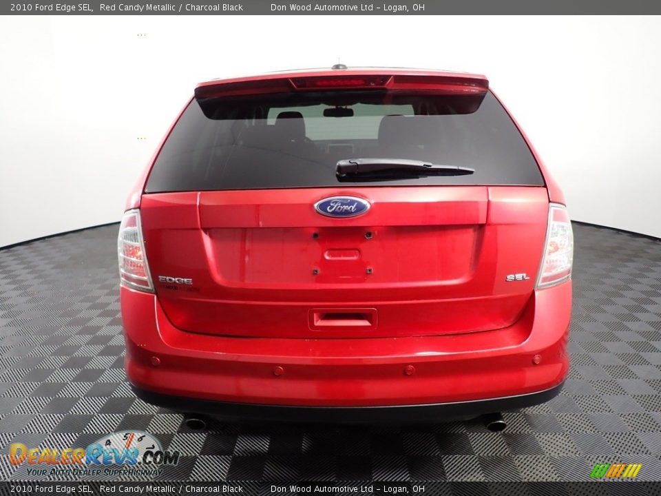 2010 Ford Edge SEL Red Candy Metallic / Charcoal Black Photo #12