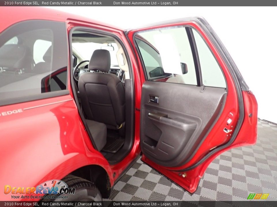 2010 Ford Edge SEL Red Candy Metallic / Charcoal Black Photo #28
