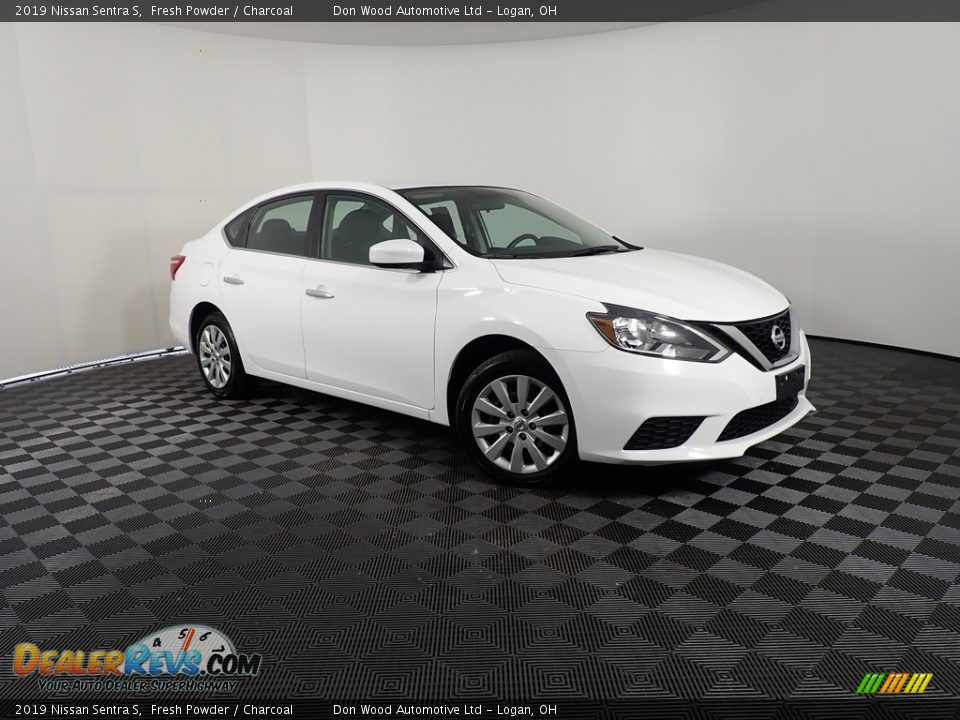 2019 Nissan Sentra S Fresh Powder / Charcoal Photo #3