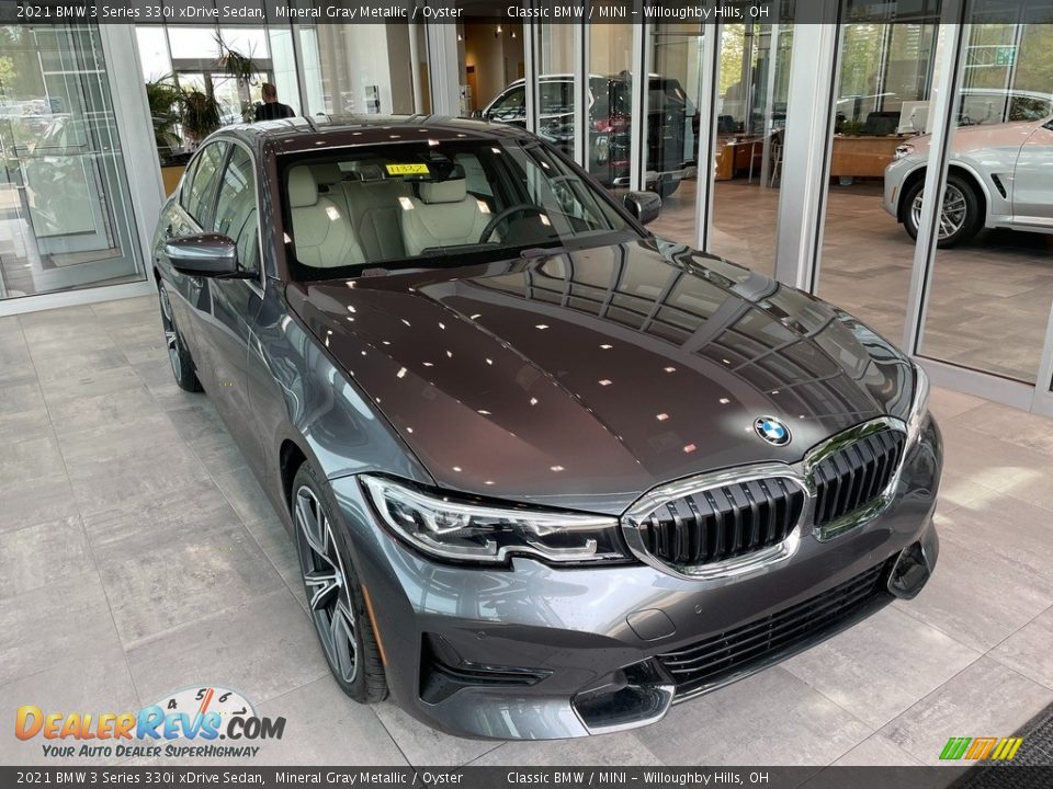 2021 BMW 3 Series 330i xDrive Sedan Mineral Gray Metallic / Oyster Photo #1