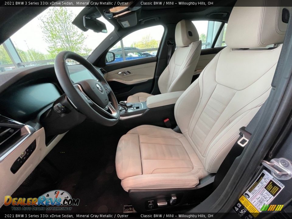Oyster Interior - 2021 BMW 3 Series 330i xDrive Sedan Photo #4