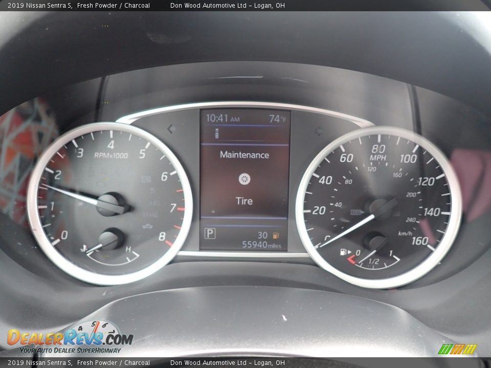 2019 Nissan Sentra S Fresh Powder / Charcoal Photo #21