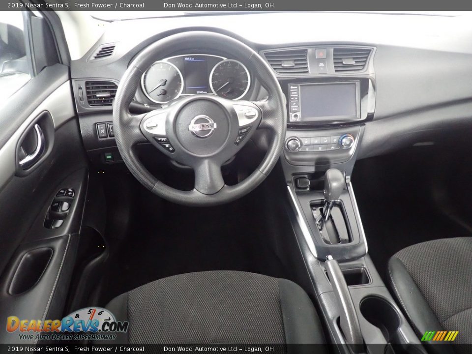 2019 Nissan Sentra S Fresh Powder / Charcoal Photo #34