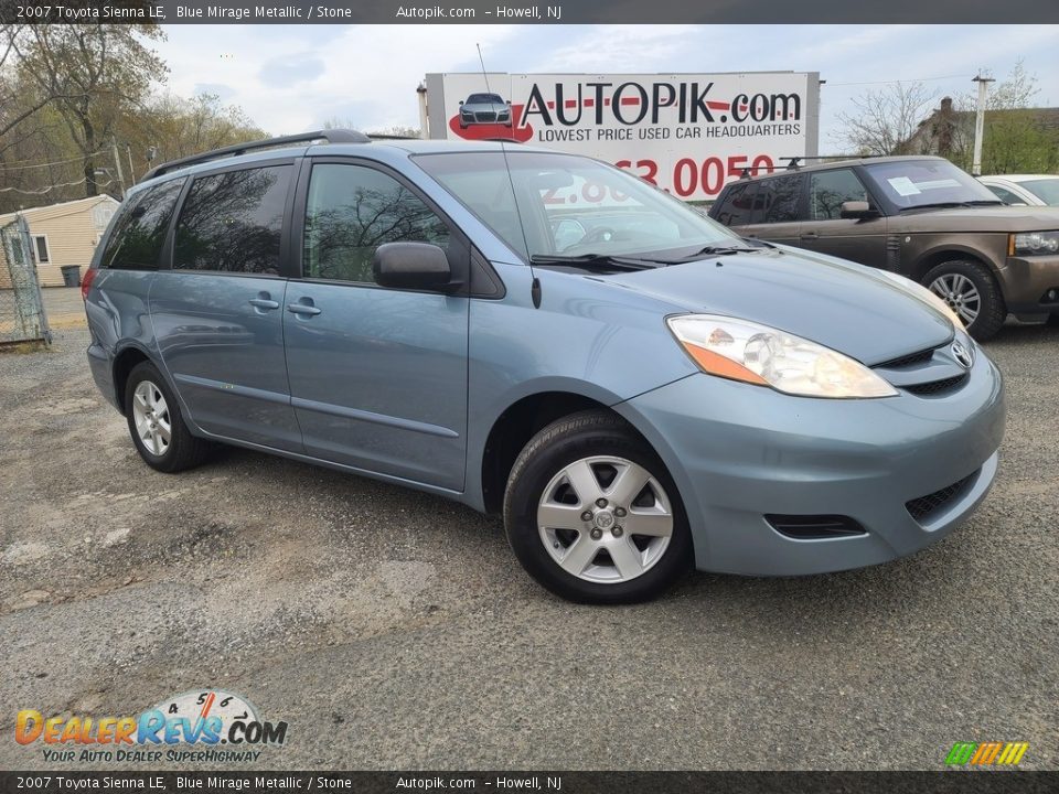 2007 Toyota Sienna LE Blue Mirage Metallic / Stone Photo #1