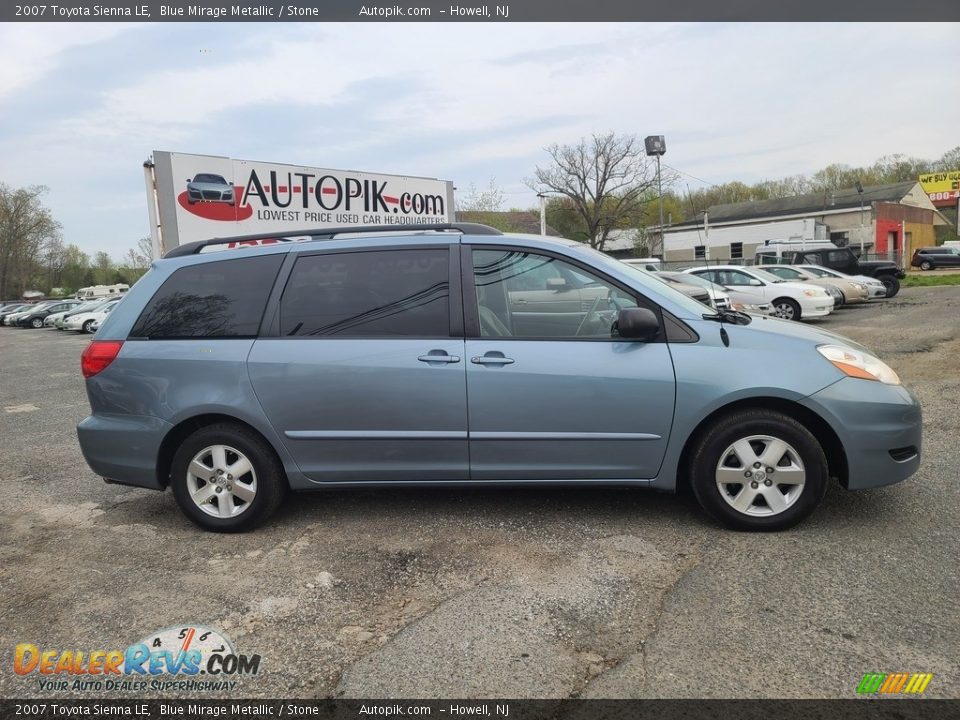 2007 Toyota Sienna LE Blue Mirage Metallic / Stone Photo #3