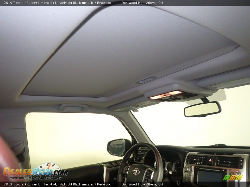 2019 Toyota 4Runner Limited 4x4 Midnight Black metallic / Redwood Photo #2