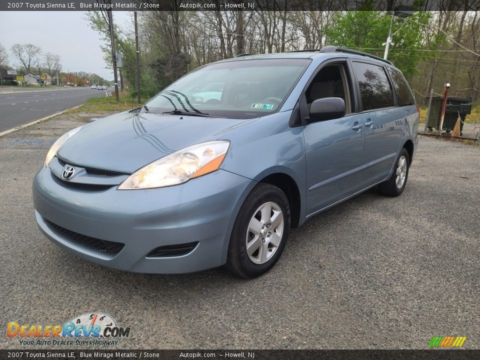 2007 Toyota Sienna LE Blue Mirage Metallic / Stone Photo #9