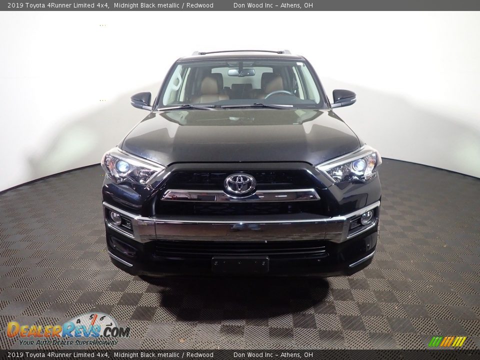 2019 Toyota 4Runner Limited 4x4 Midnight Black metallic / Redwood Photo #8