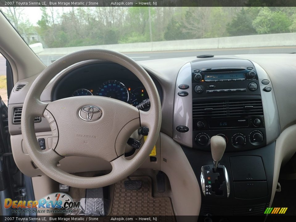 2007 Toyota Sienna LE Blue Mirage Metallic / Stone Photo #13