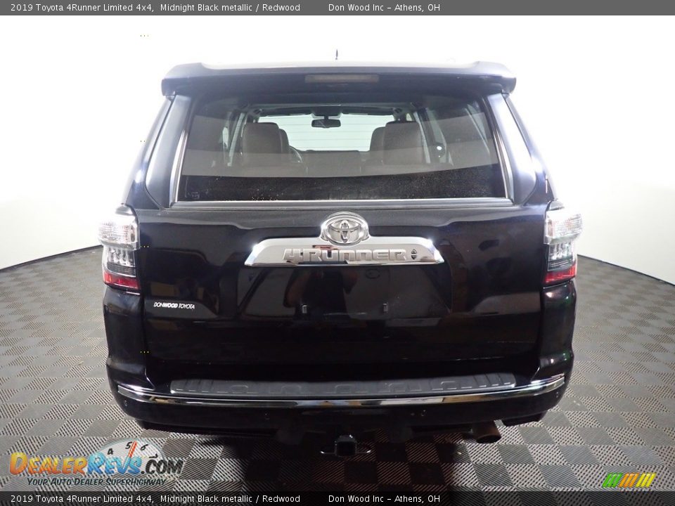 2019 Toyota 4Runner Limited 4x4 Midnight Black metallic / Redwood Photo #16