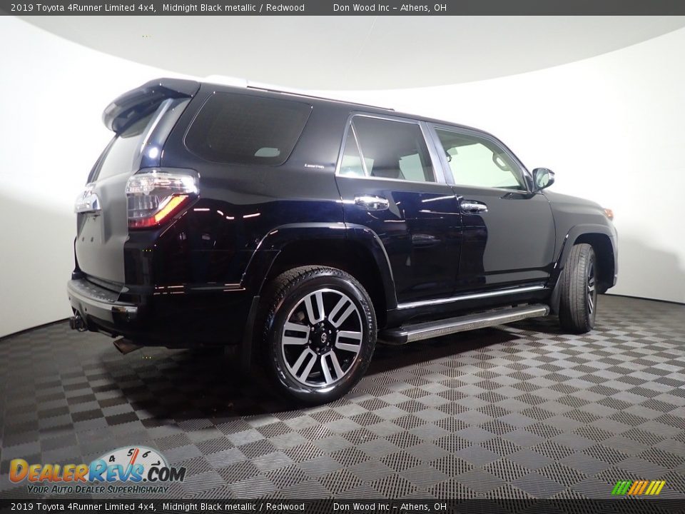 2019 Toyota 4Runner Limited 4x4 Midnight Black metallic / Redwood Photo #19