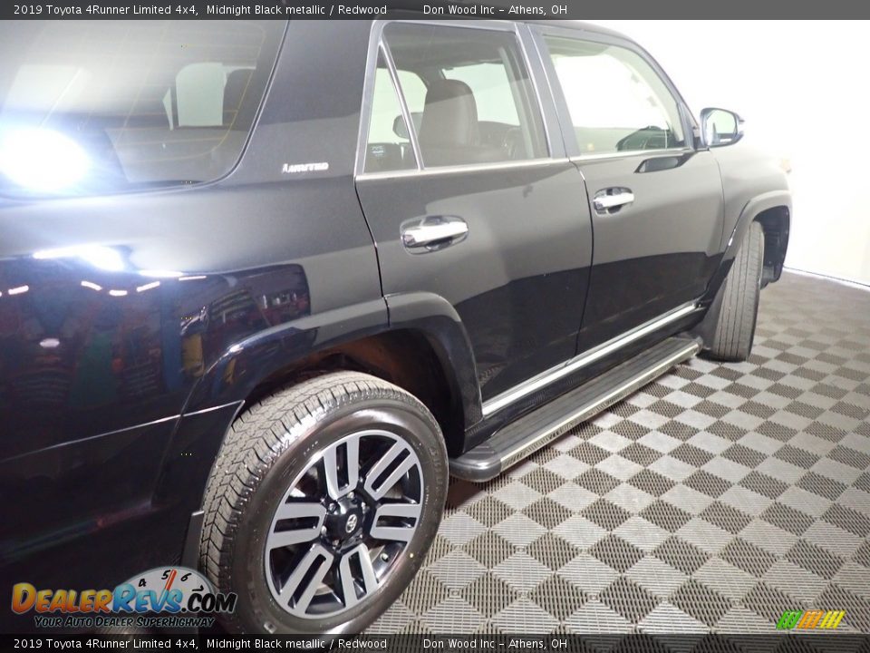 2019 Toyota 4Runner Limited 4x4 Midnight Black metallic / Redwood Photo #22