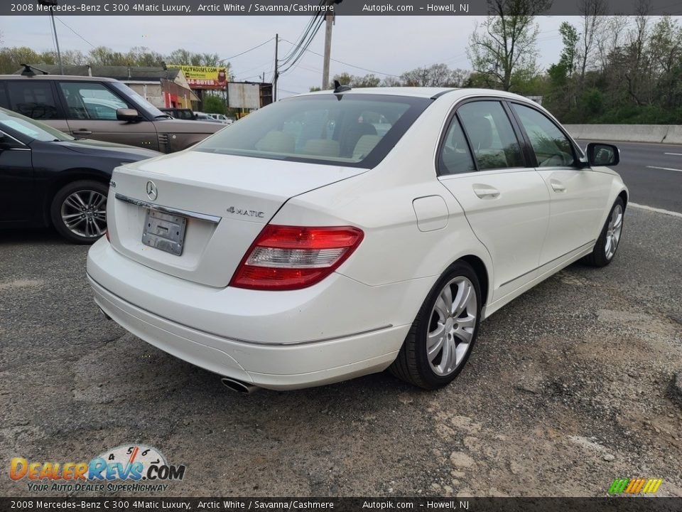 2008 Mercedes-Benz C 300 4Matic Luxury Arctic White / Savanna/Cashmere Photo #5