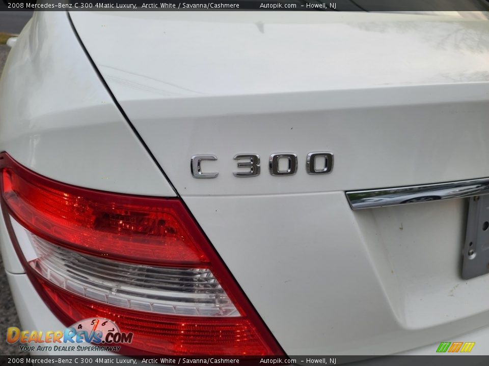 2008 Mercedes-Benz C 300 4Matic Luxury Arctic White / Savanna/Cashmere Photo #9